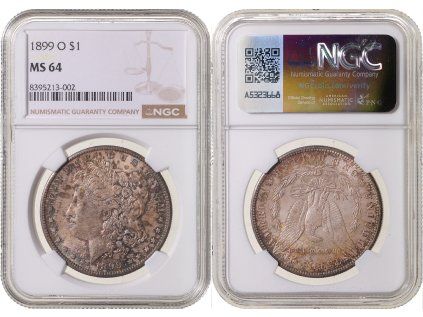 1 Dollar 1899 O Morgan NGC MS 64