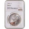1 Dollar 1886 Morgan NGC MS 64 A