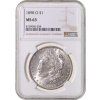 1 DOLLAR 1898 O Morgan NGC MS 63 A