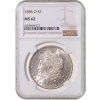 1 DOLLAR 1885 O Morgan NGC MS 62 A