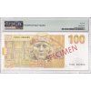 100 Korun 2019 Commemorative A. Rašín SPECIMEN PMG 66 EPQ