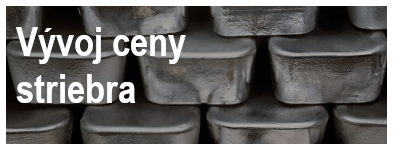 Historický graf ceny striebra