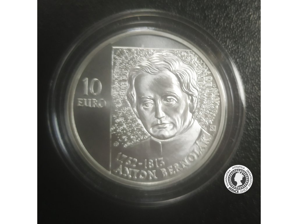Strieborná minca 2012 Anton Bernolák 10€ - BK - 0/0