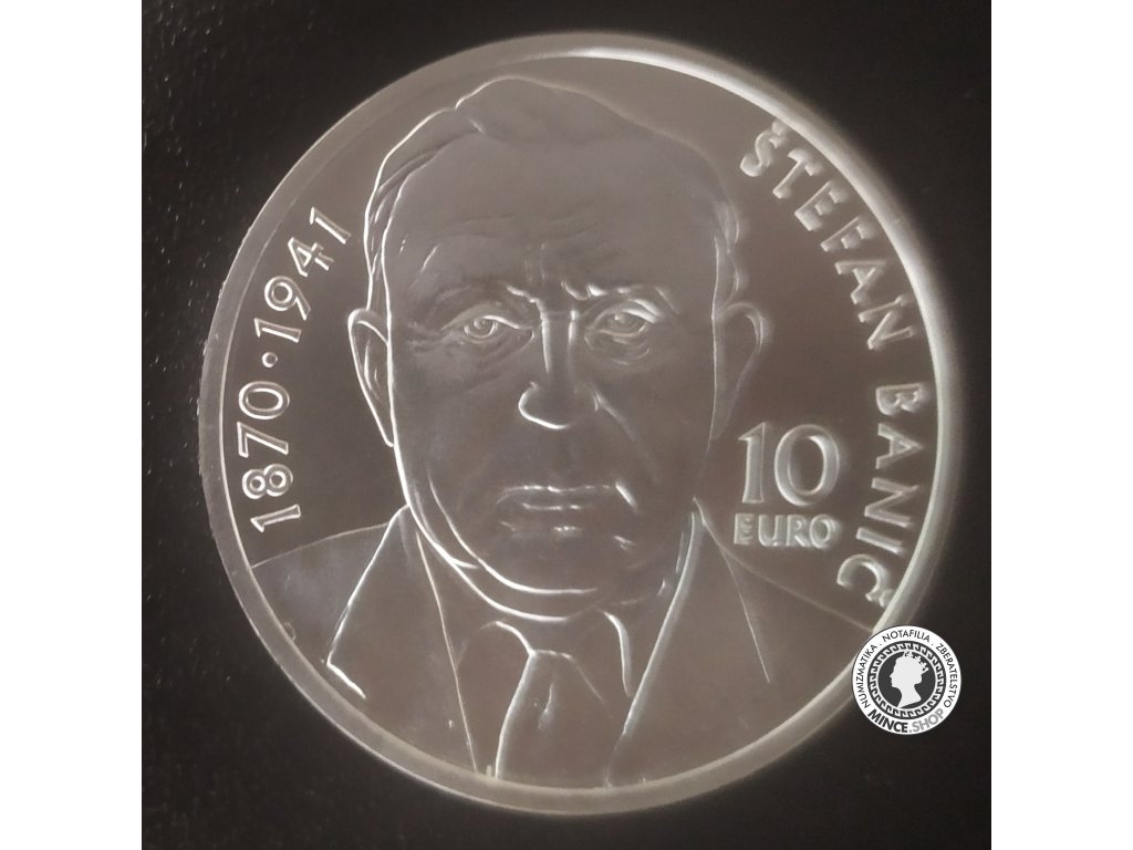 Strieborná minca 2020 Štefán Banič 10€ - BK - 0/0