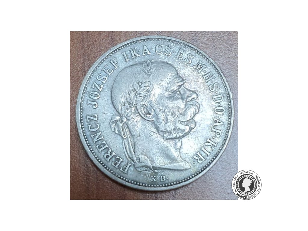Strieborná minca 5 Corona - Ferenz Jozsef I. 1900 Uhorsko K.B.