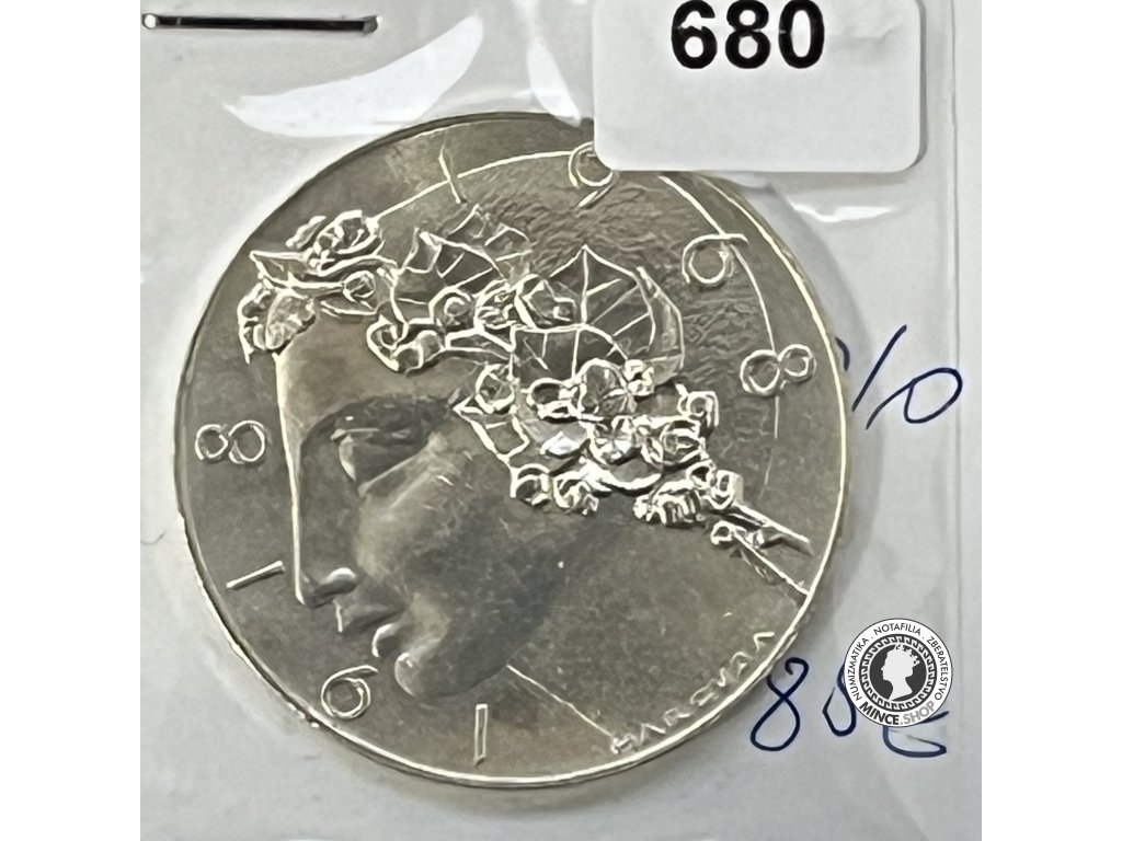 Strieborná minca 50kcs / 1968 - 50 let ČSR - kvalita BK 0/0