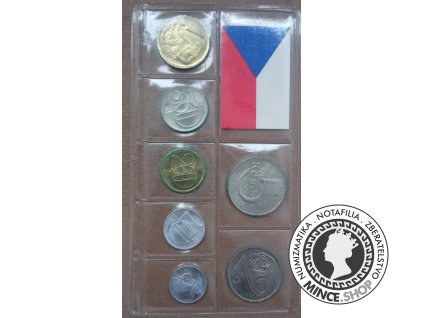 Sada Československých mincí 1980 pvc obal