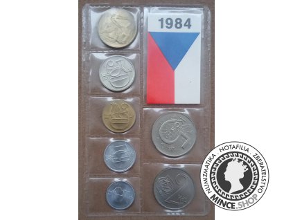 Sada Československých mincí 1984 pvc obal