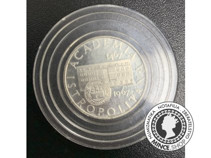 Proof 10 Kčs/1967 - Academia Istropolitana - 500. výročie založenia