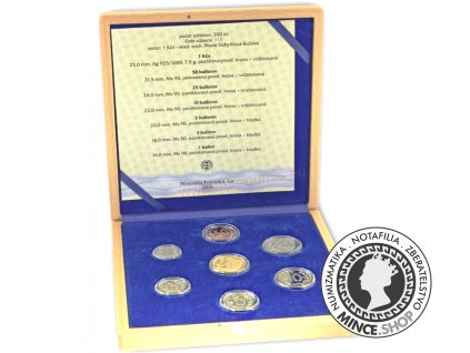 2016  Mince ČSSR 1963 proof repliky v dreve