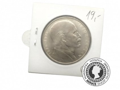 Strieborná pamätná minca 1976 Kaplan 100 Kčs - BK - 0/0