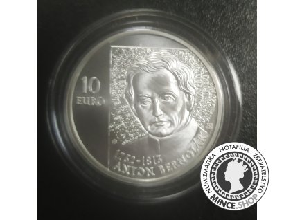 Strieborná minca 2012 Anton Bernolák 10€ - BK - 0/0