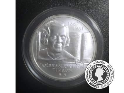 Strieborná minca 2017 B.S. Timravá 10€ - BK - 0/0