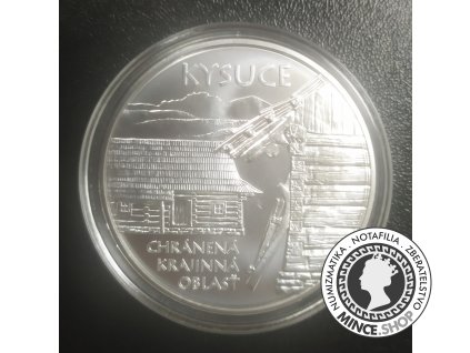 Strieborná minca 2022 Kysuce 20€ - BK - 0/0