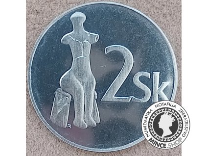 2 koruna - Slovensko - 1997 - UNC
