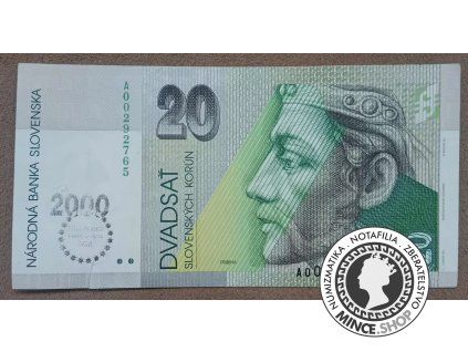 20 Korún - 1993 - Slovensko - bimilénium