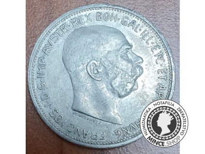 Strieborná minca Austria 2 corona, 1912 Franz Joseph I.