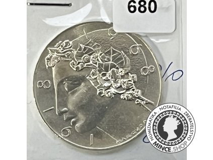 Strieborná minca 50kcs / 1968 - 50 let ČSR - kvalita BK 0/0