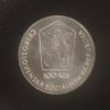 Strieborná minca 100 Kčs / 1981 Člověk v kosmu BK 0/0