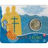 Slovakia 2 Euro Coin 1150th Anniversary of the Advent of St Cyrillus and Methodius in Great Moravia 2013 Coincard