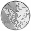 Strieborná minca 10€ (2024) BK - Podanie správy o nacistických vyhladzovacích táboroch Auschwitz a Birkenau - 80.výročie / Wetzler, Vrba, holokaust