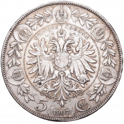 5 Koruna 1907 bz