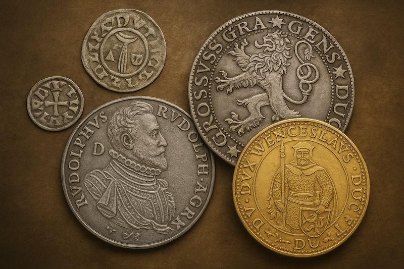 Denár, groš, tolar a dukát - okno do naší historie