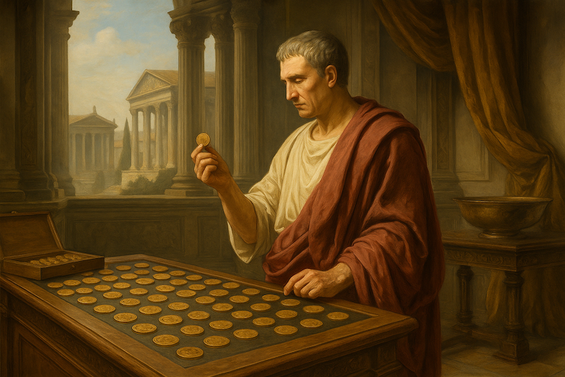 Římští císaři: První sběratelé mincí