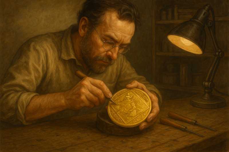 Svatý Prokop orá s čertem