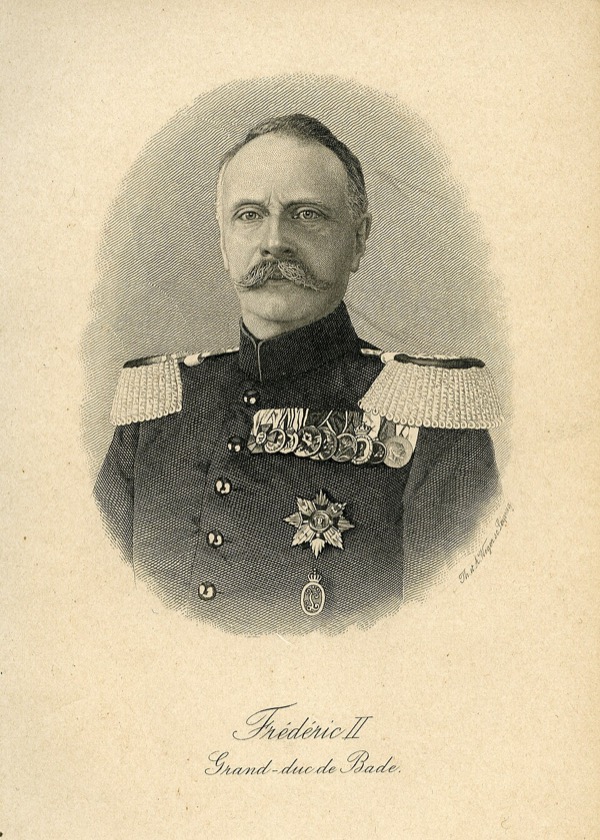Portrét Fridricha II. Bádenského v uniformě