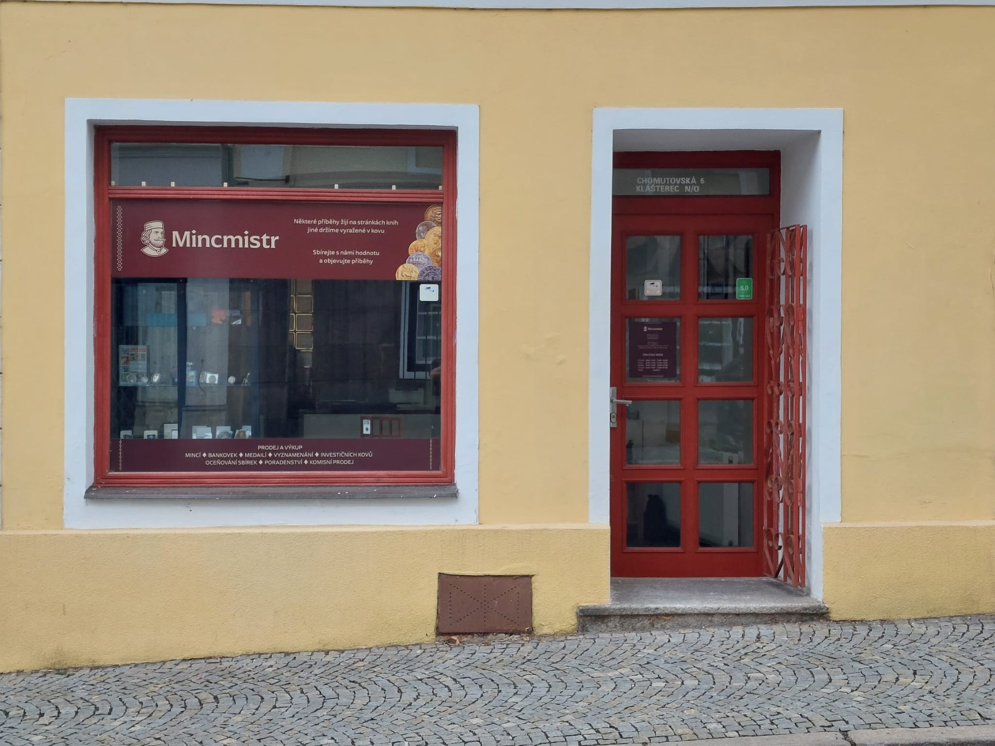 Kamenná prodejna Mincmistr v Klášterci nad Ohří