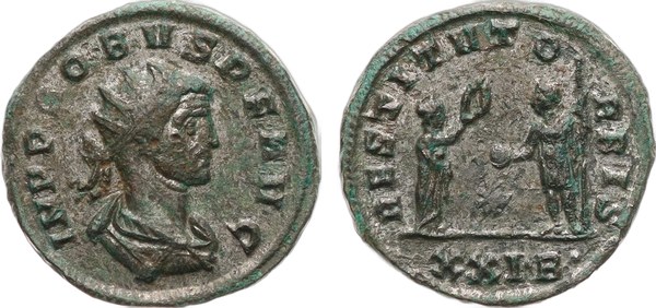 Antoninián Proba, Siscia, rub RESTITVT ORBIS