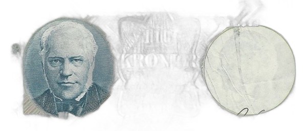 Island, bankovka 10 korun Landsbanki Íslands podle zákona z 15. dubna 1928 s portrétem Jóna Sigurðssona