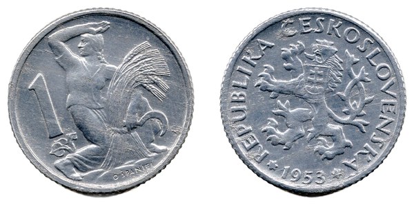 Koruna 1953, Československo