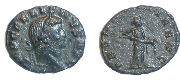 Římská říše, Gallienus, denár, Řím 260–268, na rubu Abundantia