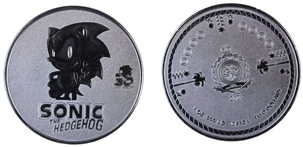 Niue, stříbrná mince 1 unce 2021, Sonic the Hedgehog