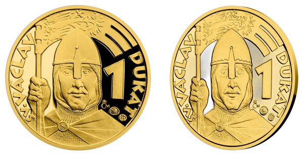 Svatý Václav – zlatý dukát České mincovny, 2020
