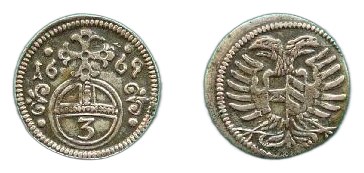 Stříbrná grešle Leopolda I. z roku 1669