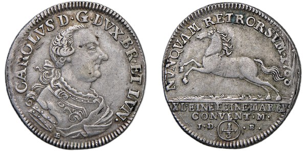 Německo Karel I. Brunšvicko-Wolfenbüttelský – 1/3 tolar, 1768