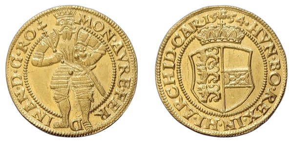 Ferdinand I. - dukát,  1554 Klagenfurt
