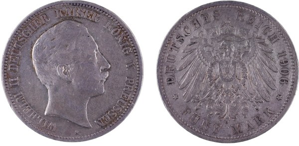 5 marek 1906 A, Vilém II. Pruský, Berlín