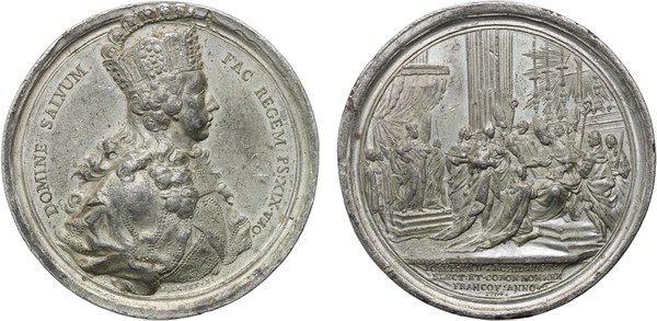 Medaile na korunovaci Josefa II. římským králem ve Frankfurtu nad Mohanem, 1764