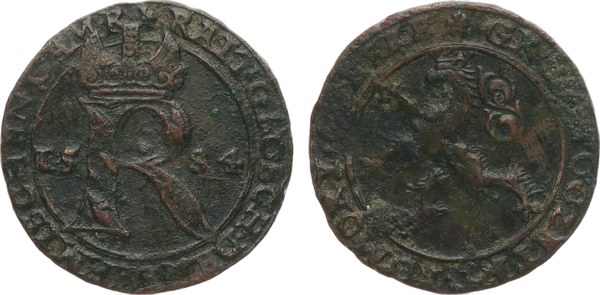 Početní groš Rudolfa II. 1584