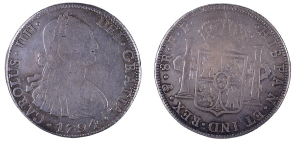 Osmireál Karla IV. Španělského 1794, Potosí