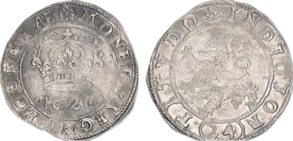24 krejcar českých stavů 1620, Praha