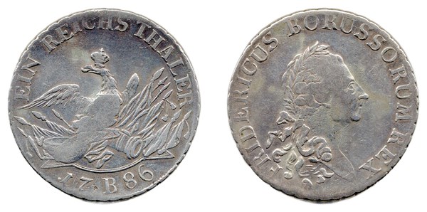 Tolar Fridricha II. Velikého 1786 B, Vratislav