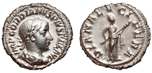 Denár Gordiana III., Řím