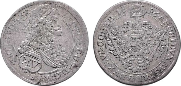 15 krejcar 1696, Leopold I. Habsburský, Vídeň