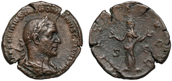 Sestercius Treboniana Galla, Řím 251–253