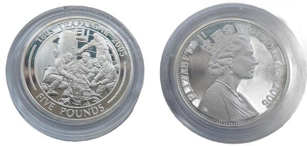Gibraltar, 5 liber 2005, Alžběta II., smrt admirála Nelsona u Trafalgaru